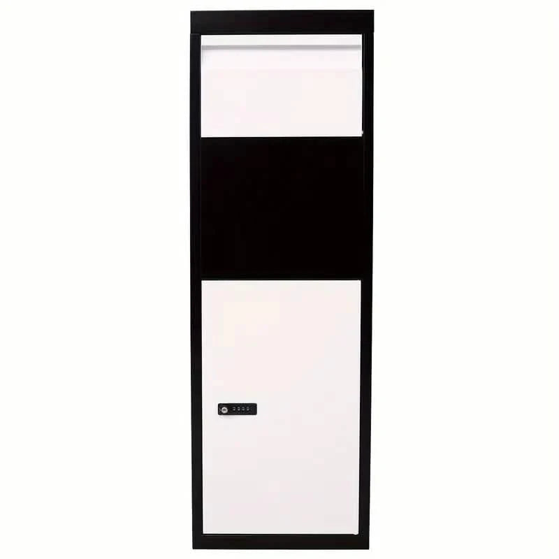 Galvanized Steel Parcel Mailbox w/Code Lock &amp; Mounting Hardware