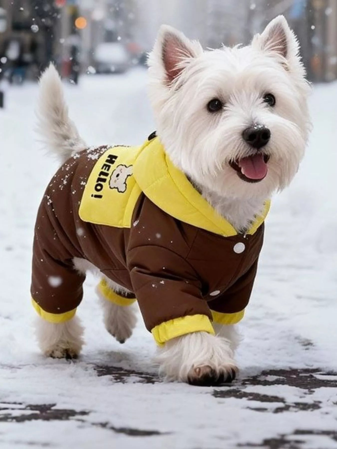 Color Block Warm Pet Jumpsuit - Loving It Shop