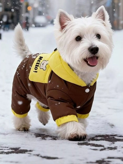 Color Block Warm Pet Jumpsuit - Loving It Shop