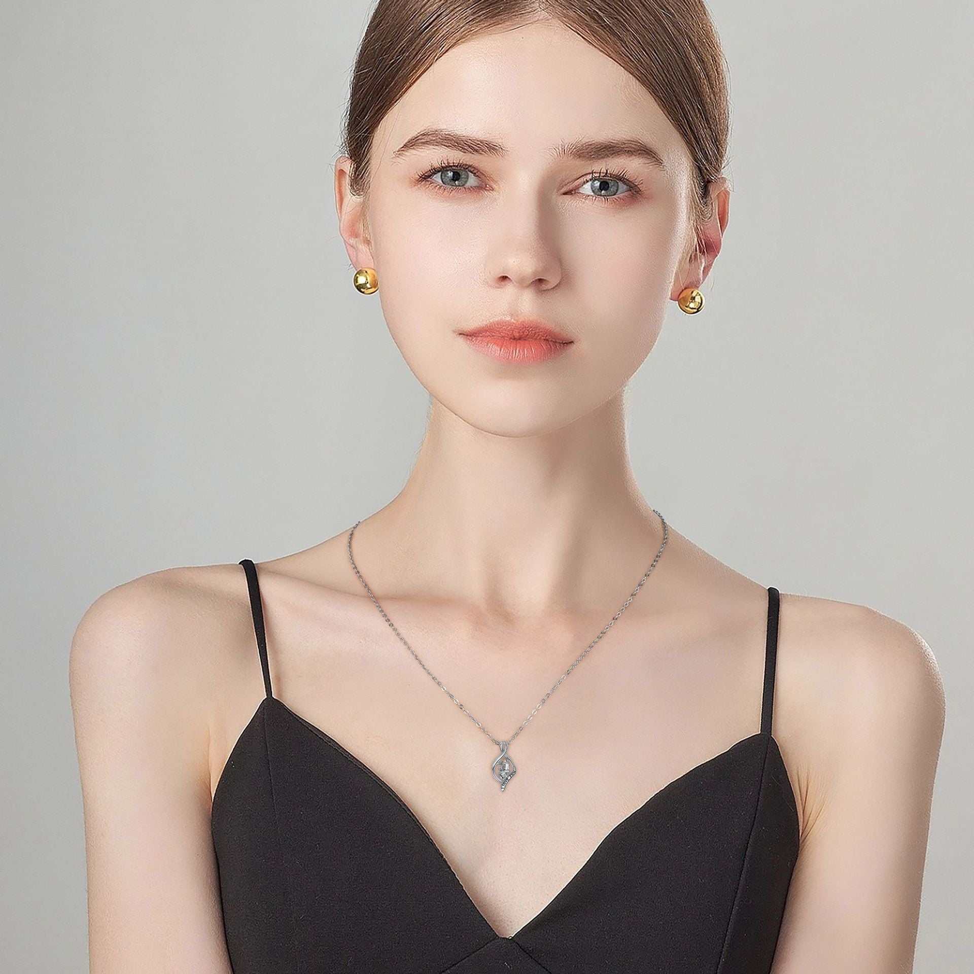 Father And Daughter Pendant Necklace Father&