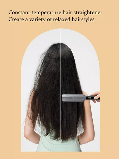 Curling and Straightening Hair Iron with Temperature Control - Loving It Shop