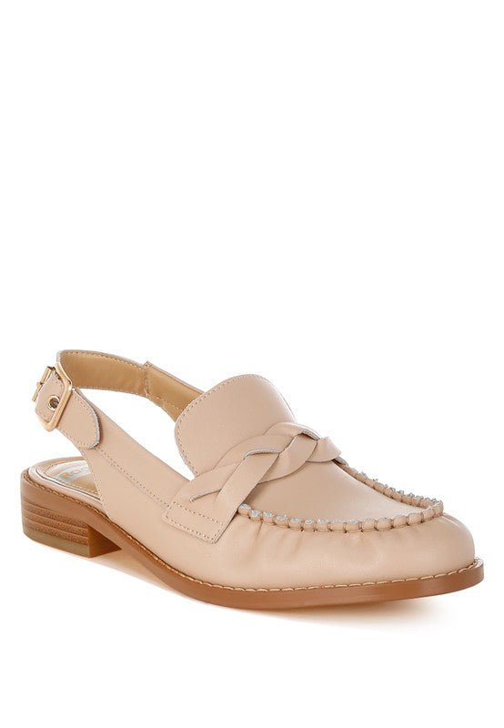 Jemykin Genuine Leather Loafer Sandals - Loving It Shop