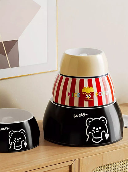 Cute Cartoon Pattern Pet Bowl - Loving It Shop