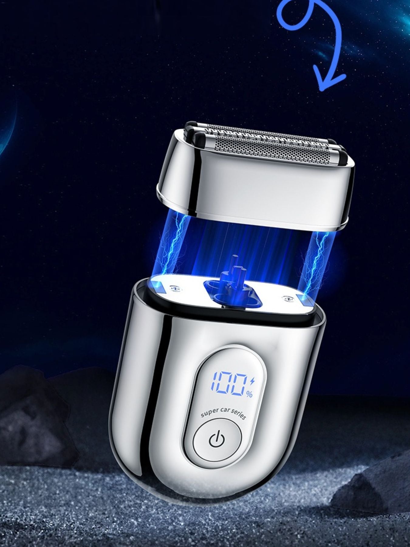 Portable Mini Shaver with LED Display - Loving It Shop