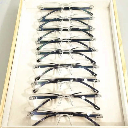 2K Style Rimless Reading Glasses for Men &amp; Women