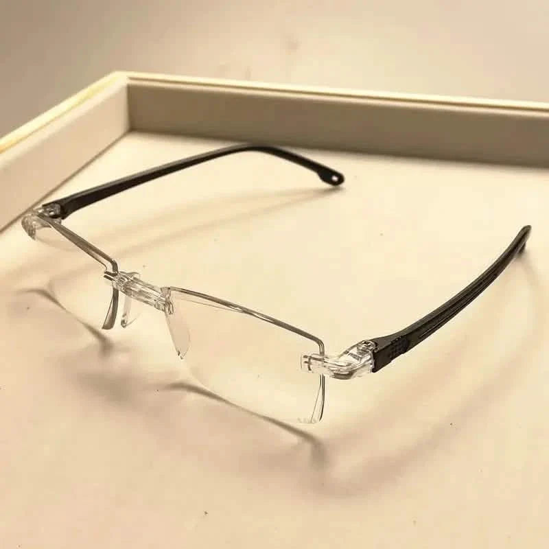 2K Style Rimless Reading Glasses for Men &amp; Women