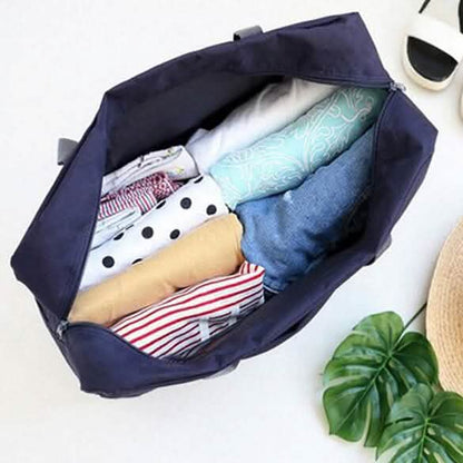 3-Pack: Compact &amp; Stylish Foldable Travel Storage Bag