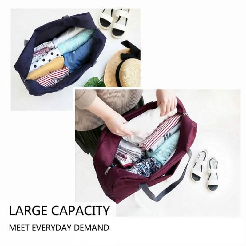 3-Pack: Compact &amp; Stylish Foldable Travel Storage Bag