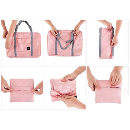 3-Pack: Compact &amp; Stylish Foldable Travel Storage Bag