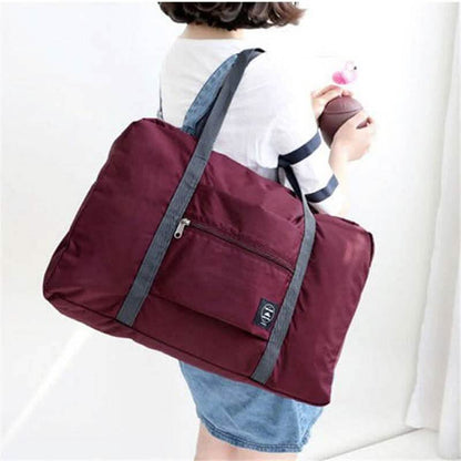 3-Pack: Compact &amp; Stylish Foldable Travel Storage Bag
