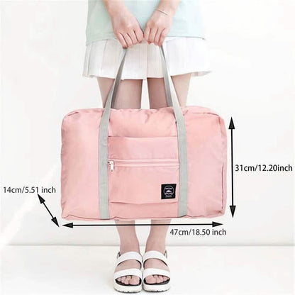 3-Pack: Compact &amp; Stylish Foldable Travel Storage Bag