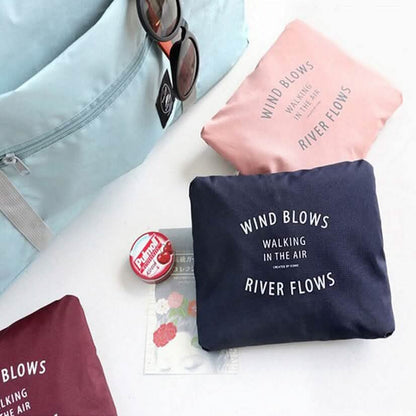 3-Pack: Compact &amp; Stylish Foldable Travel Storage Bag