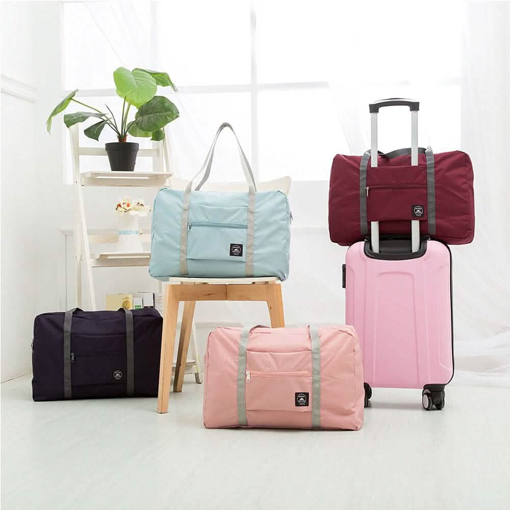 3-Pack: Compact &amp; Stylish Foldable Travel Storage Bag