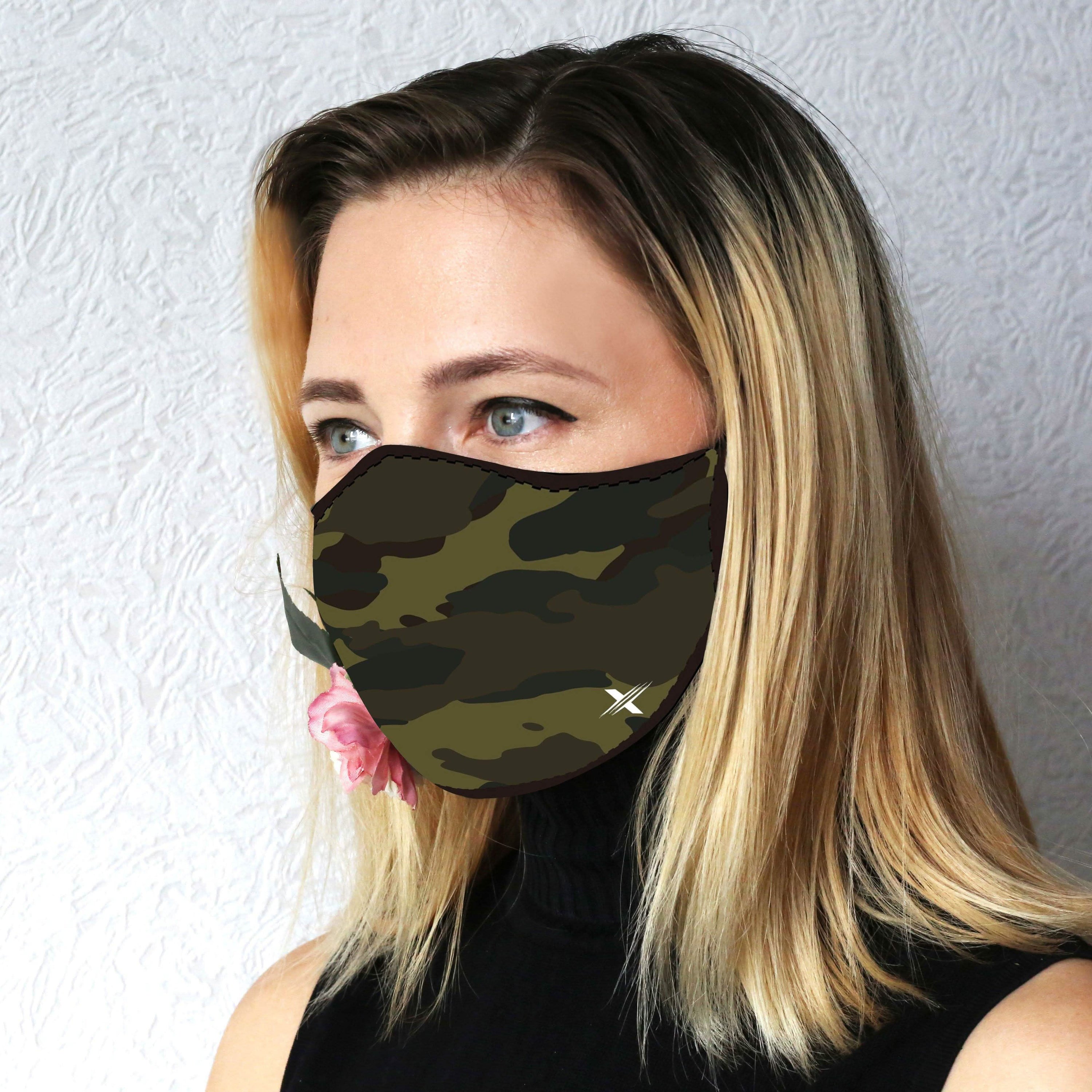 3-Pack: Double Layer Washable &amp; Reusable Non-Medical Face Mask w/ Adjustable Loop