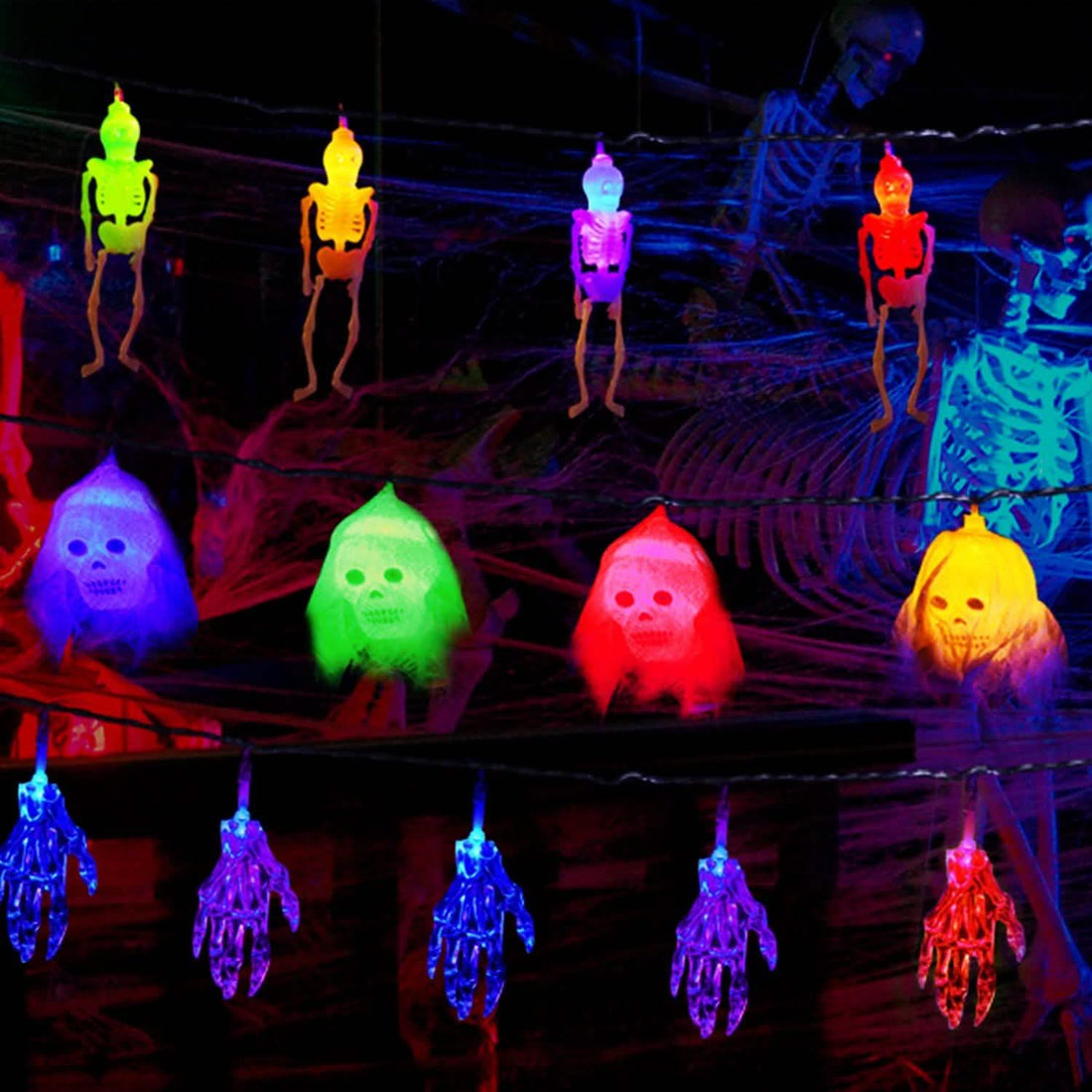 3-Pack: Halloween String Light Decorations