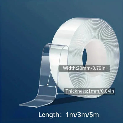 3-Pack: Reusable &amp; Washable Nano Double-Sided Tape