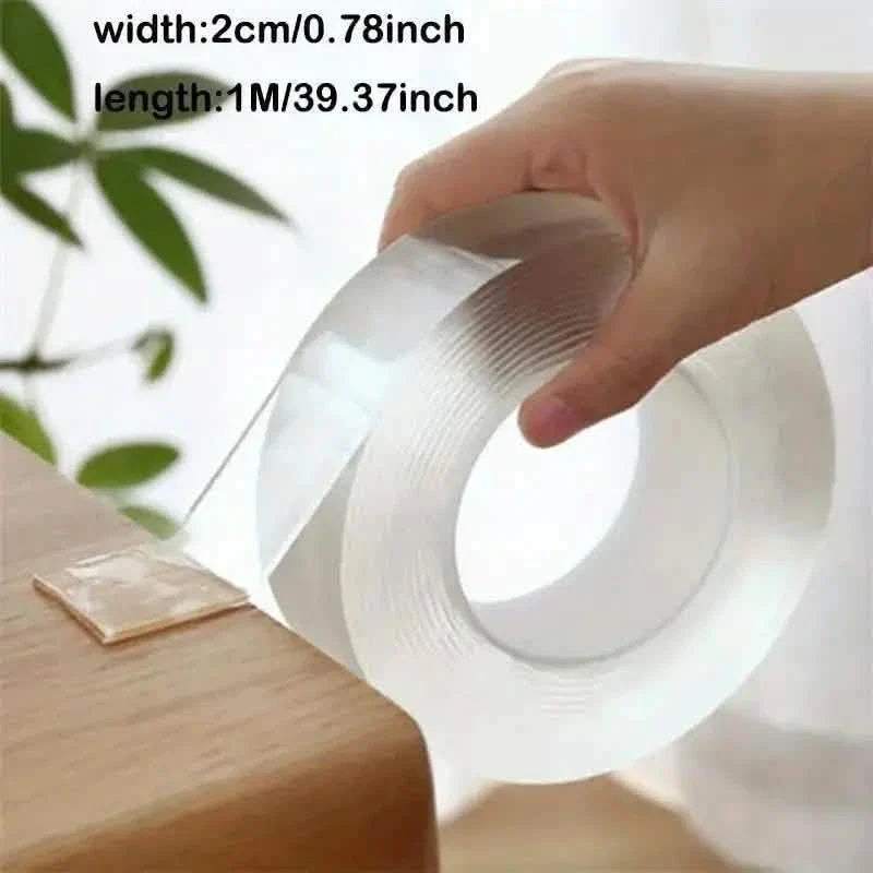 3-Pack: Reusable &amp; Washable Nano Double-Sided Tape