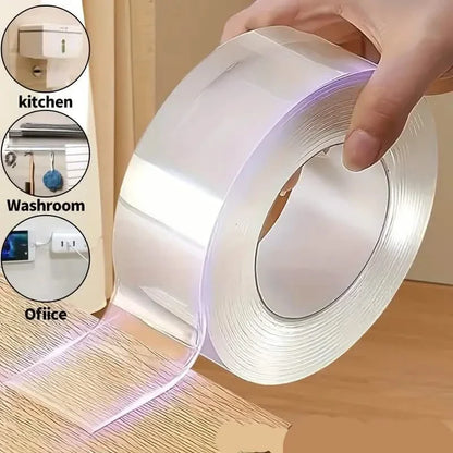 3-Pack: Reusable &amp; Washable Nano Double-Sided Tape