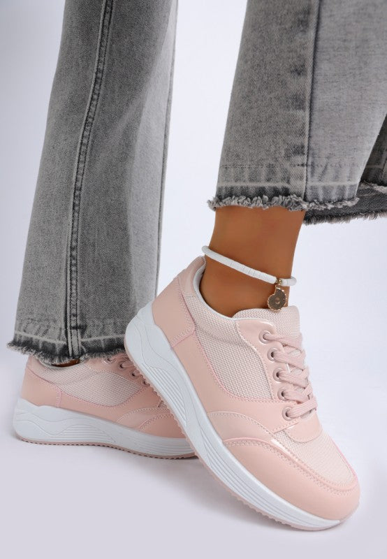 Subasa Chunky Mesh Lace Up Sneakers