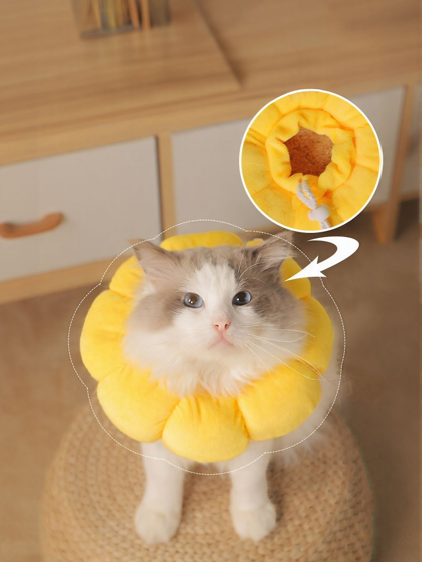 Sunflower Protective Pet Collar - Loving It Shop