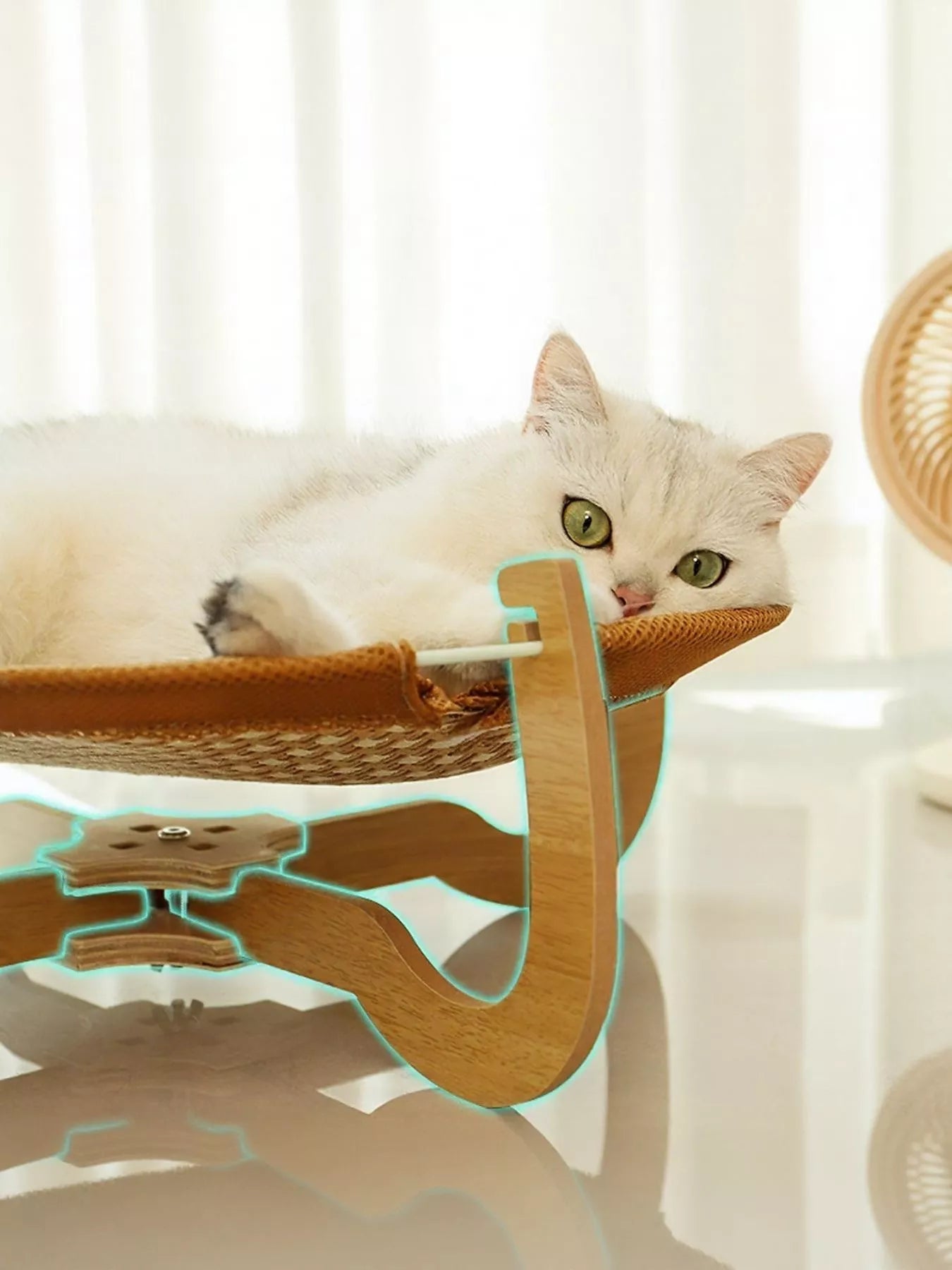 Round Woven Elevated Pet Bed - Loving It Shop