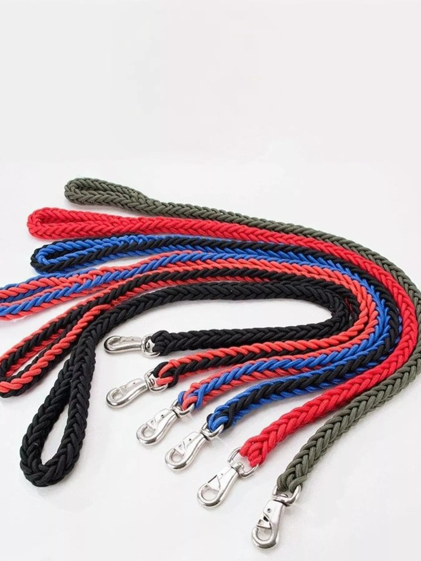 2 Piece Braided Rope Pet Leash with Metal Clasp - Loving It Shop