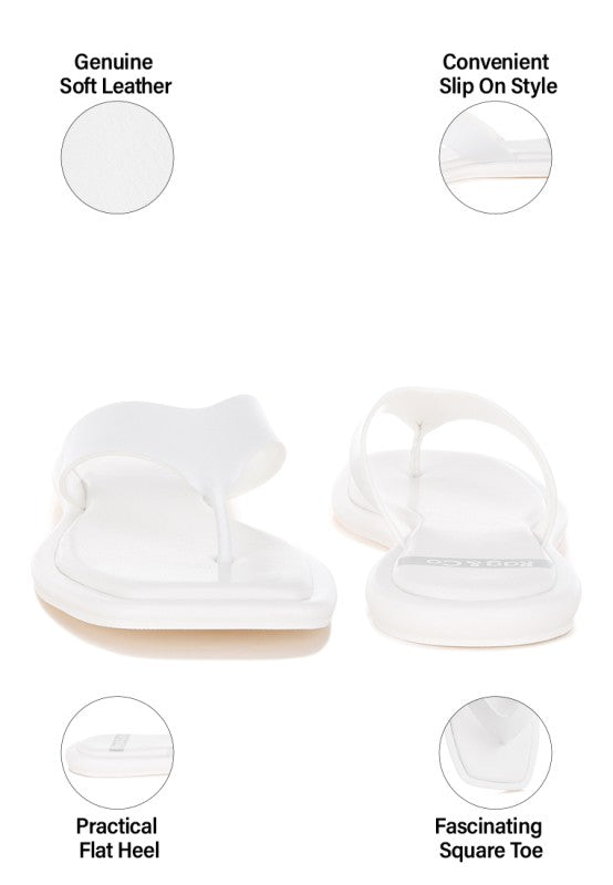 Makawi Thong Toe Slip Ons