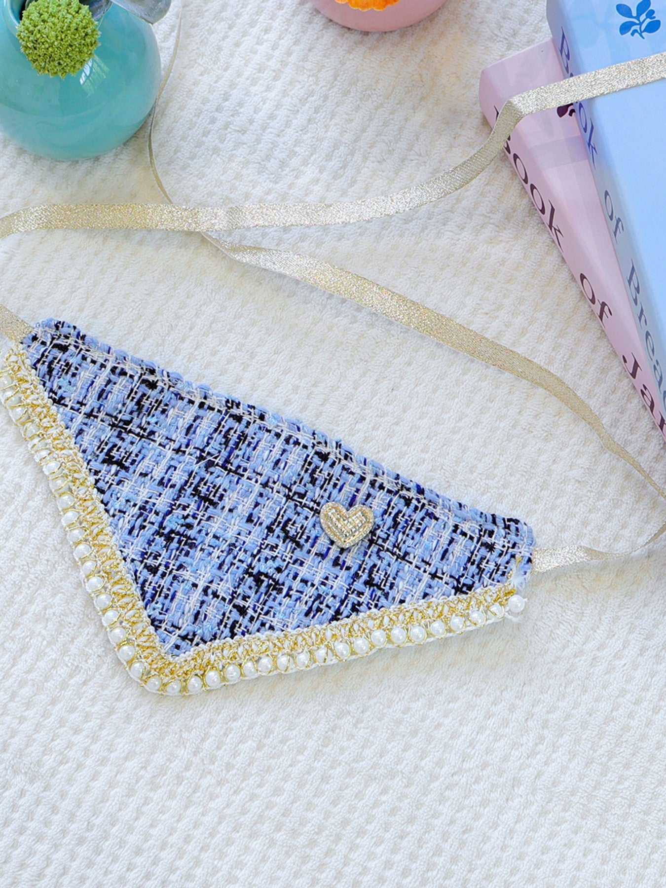 Triangle Tweed Pet Scarf - Loving It Shop