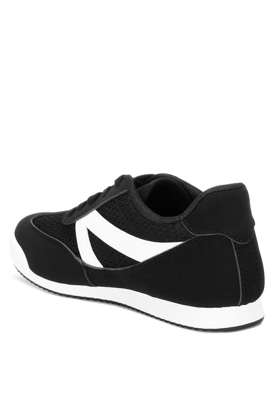 Tibala Padded Collar Lace-Up Sneakers