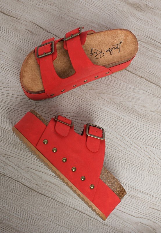 Impala Studded Faux Leather Slip Ons - Loving It Shop