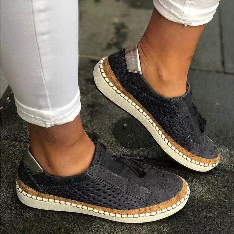 European And American Tassel Fashion Slip-on Women&