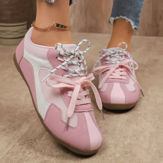 Round Toe Platform Sneakers - Loving It Shop