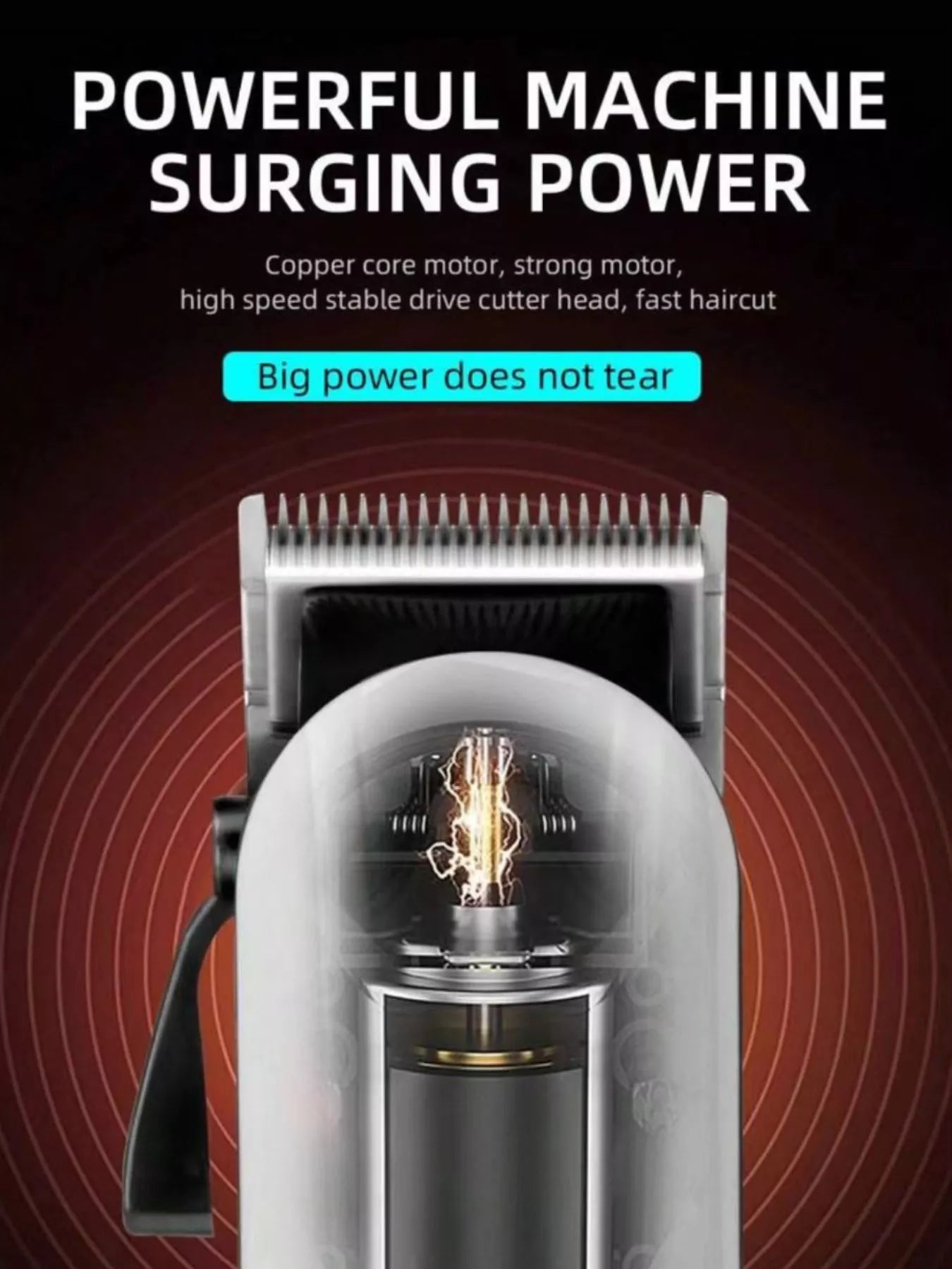 Cordless Hair Clipper with LED Display - Loving It Shop