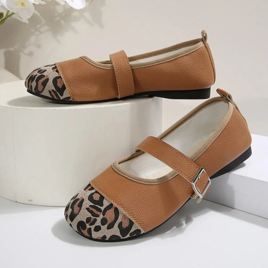 Round Toe Flats Loafers - Loving It Shop