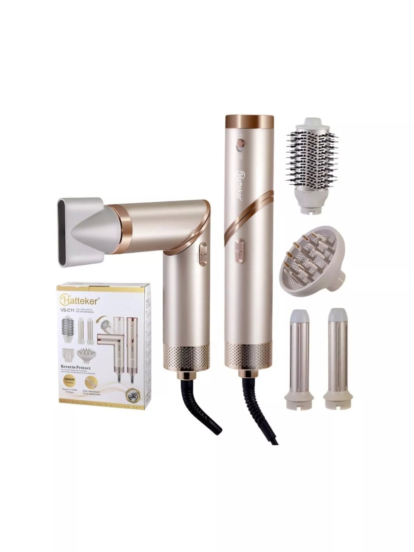 Multifunctional Hot Air Dual - Use Curling Iron Folding Hair Dryer - Loving It Shop