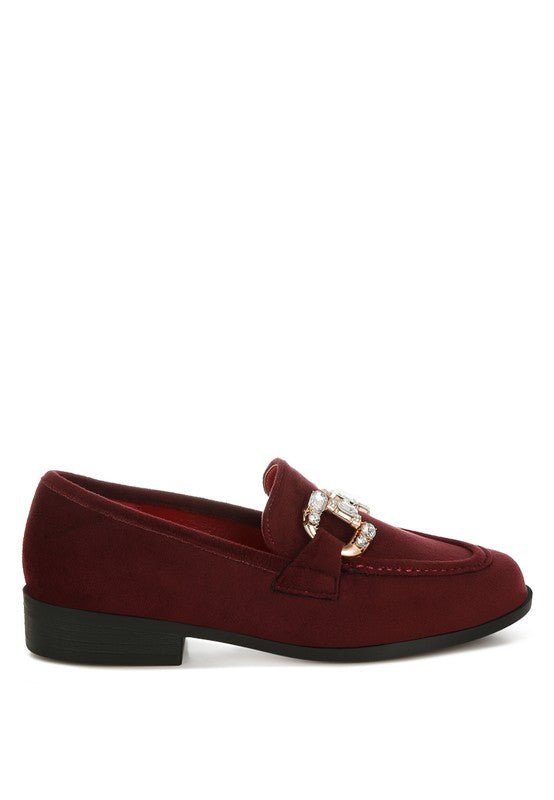 Maestro Diamante Embellished Horsebit Loafers - Loving It Shop