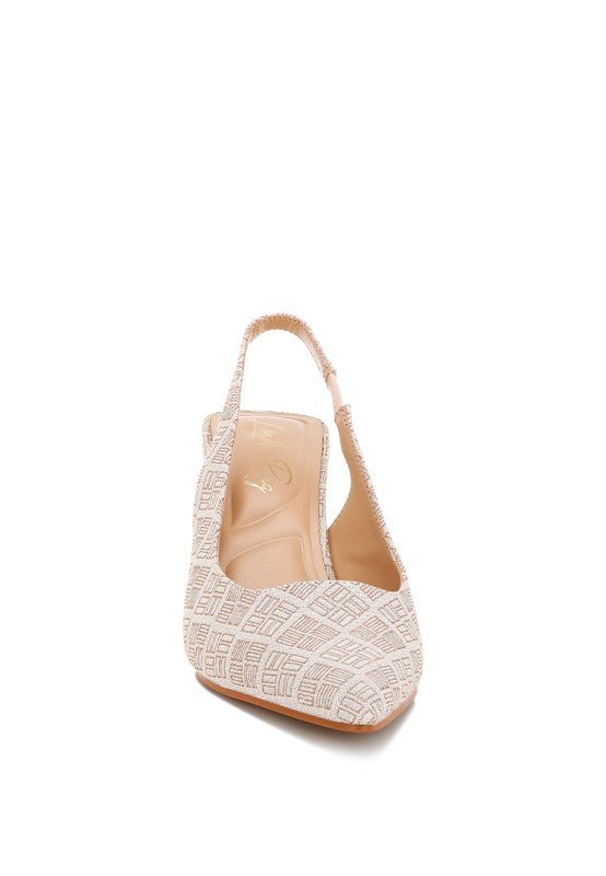 Faina Pointed Toe Kitten Heel Pumps - Loving It Shop