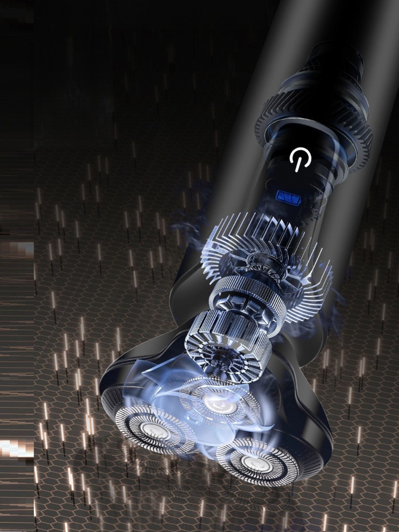 3 - Head Rotary Electric Shaver - Loving It Shop