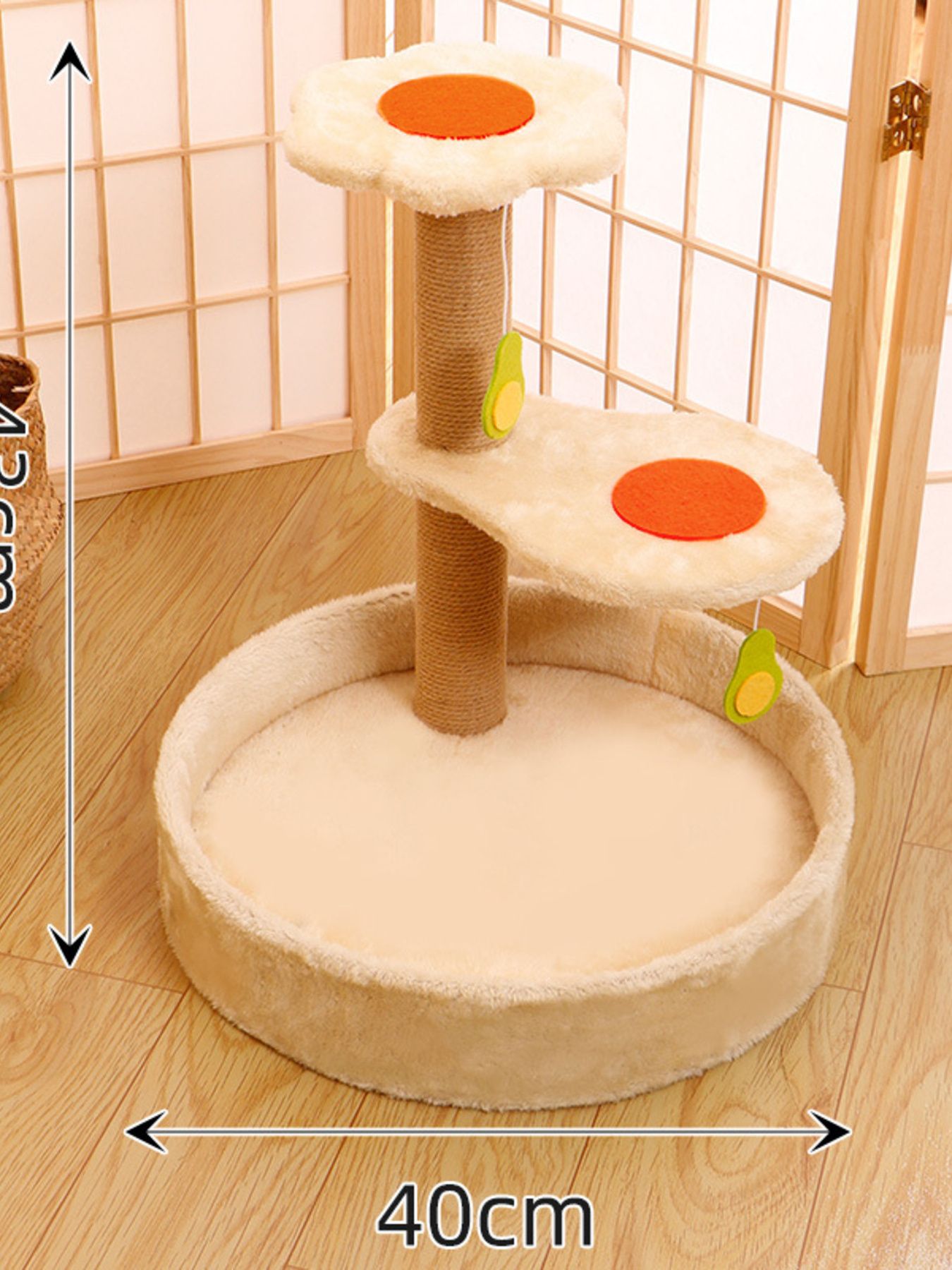 Cat Scratching Post with Cat Bed and Toy - Loving It Shop