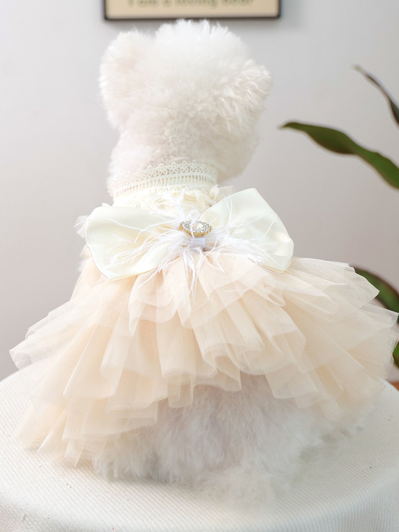 Bow Tulle Ruffle Pet Dress - Loving It Shop