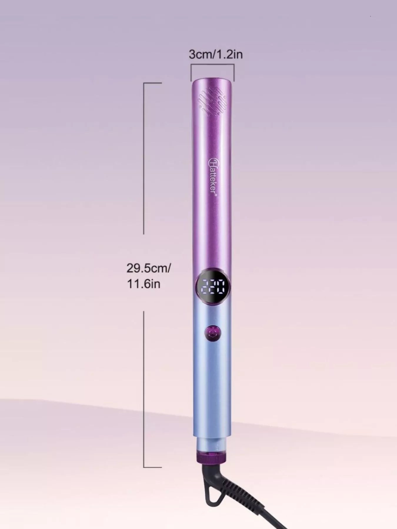 Adjustable Temperature Iron Straightener - Loving It Shop