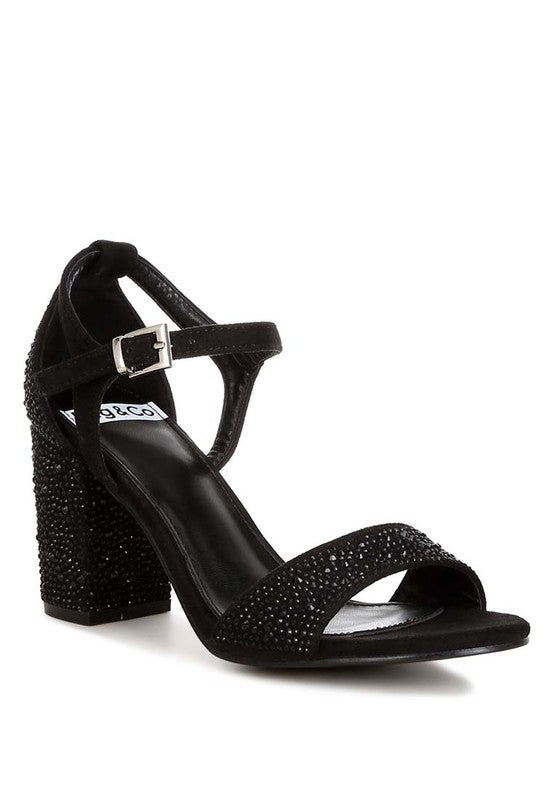 Navoli Rhinestones Embellished Sandals - Loving It Shop