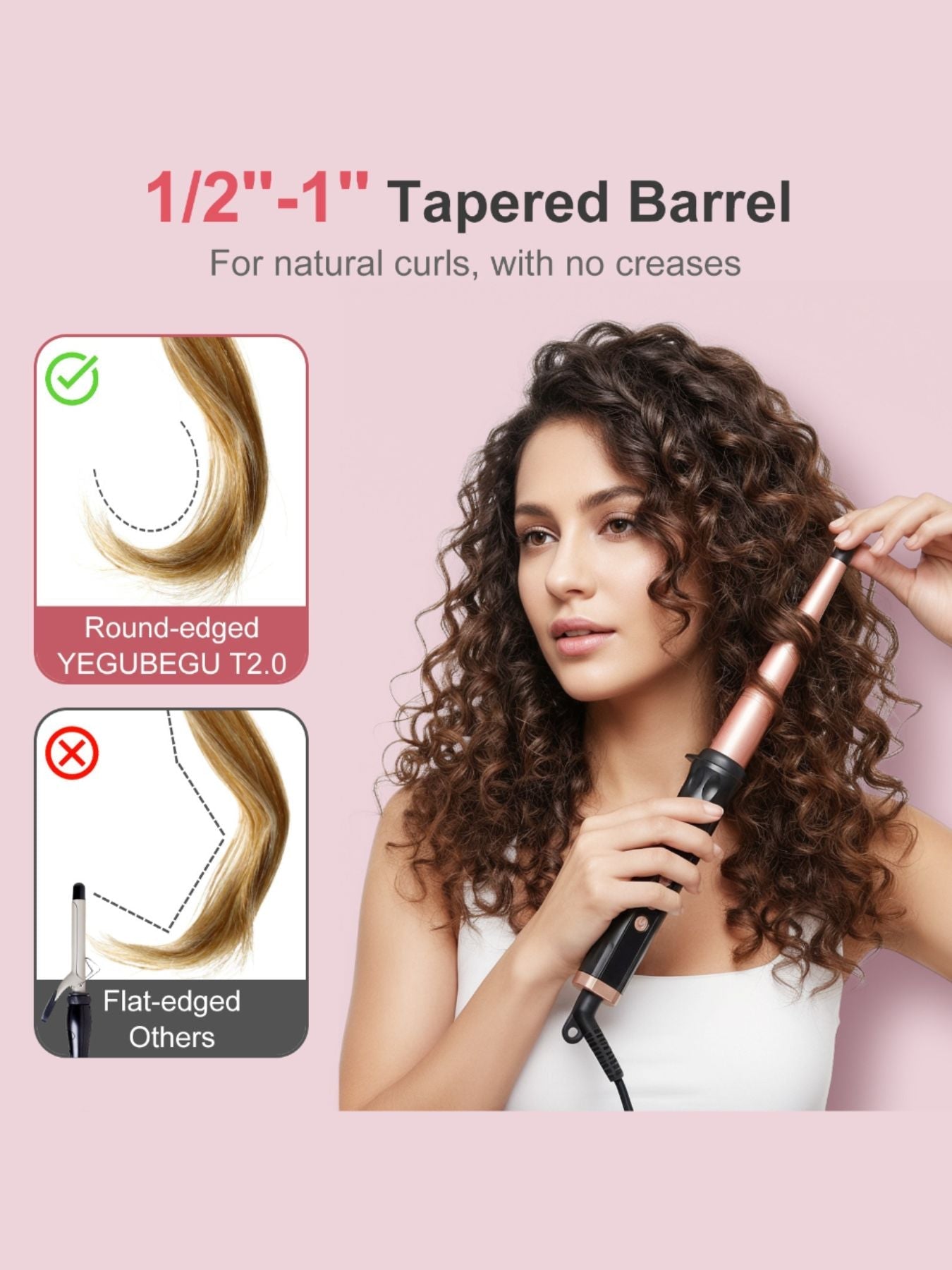 Adjustable Temperature Hair Curling Iron - Loving It Shop