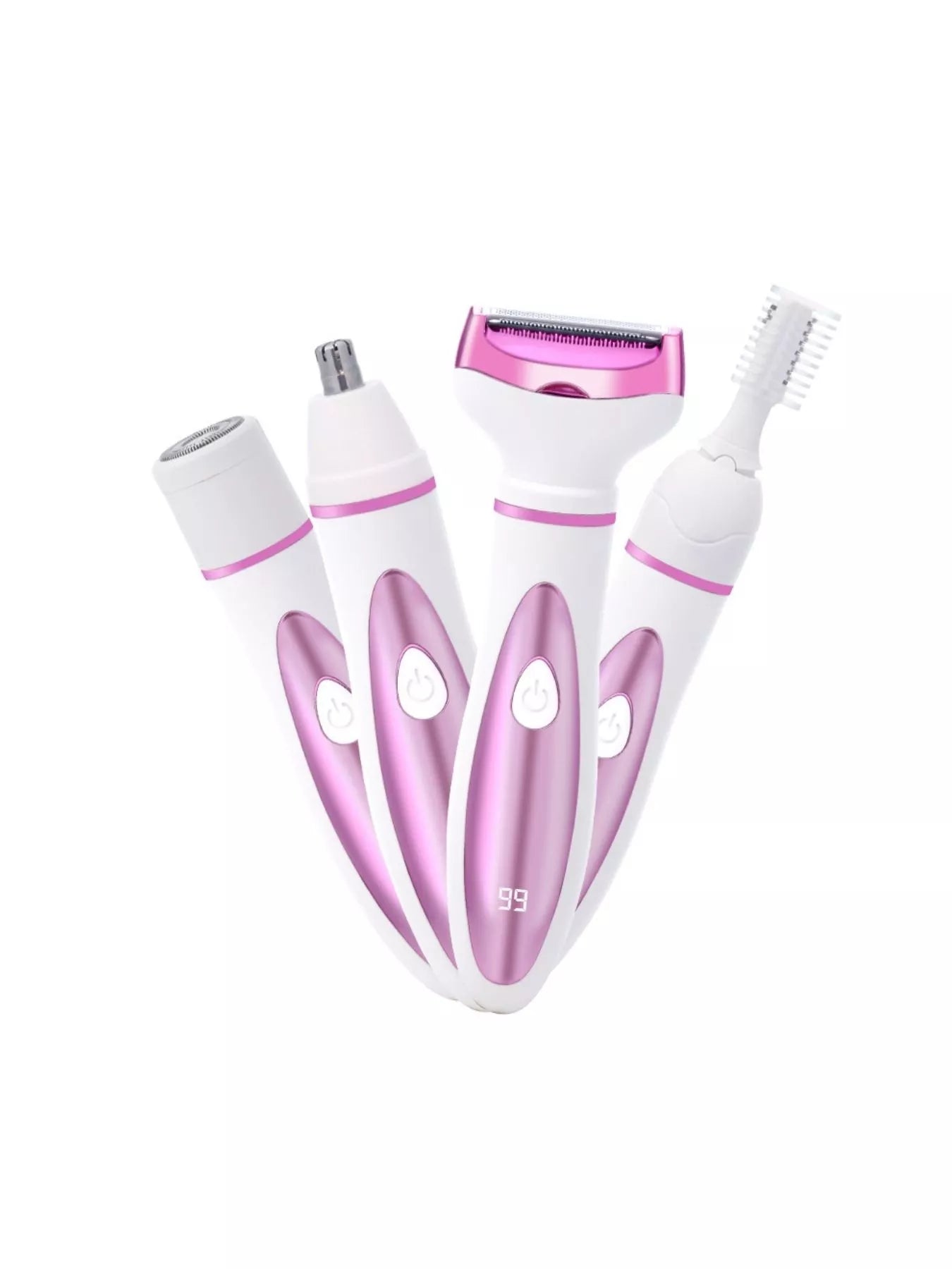 4 - in - 1 Multifunctional USB Rechargeable Painless Electric Hair Remover - Loving It Shop