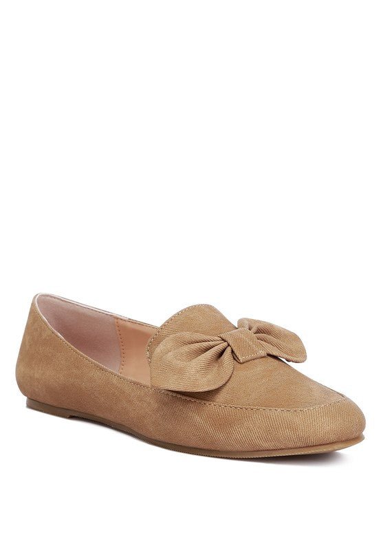 Waveney Bow Embellished Loafers - Loving It Shop
