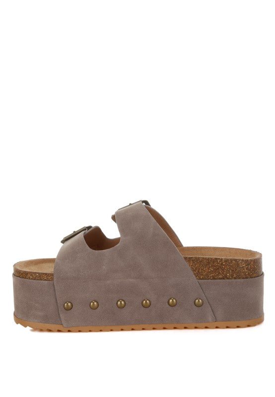 Impala Studded Faux Leather Slip Ons - Loving It Shop