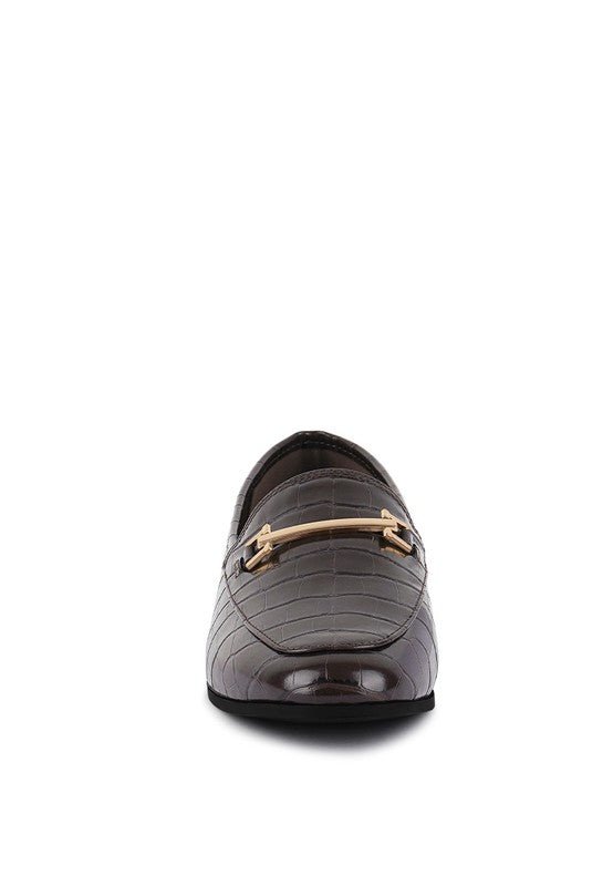 Deverell Street - Smart Horsebit Embellished Loafers - Loving It Shop