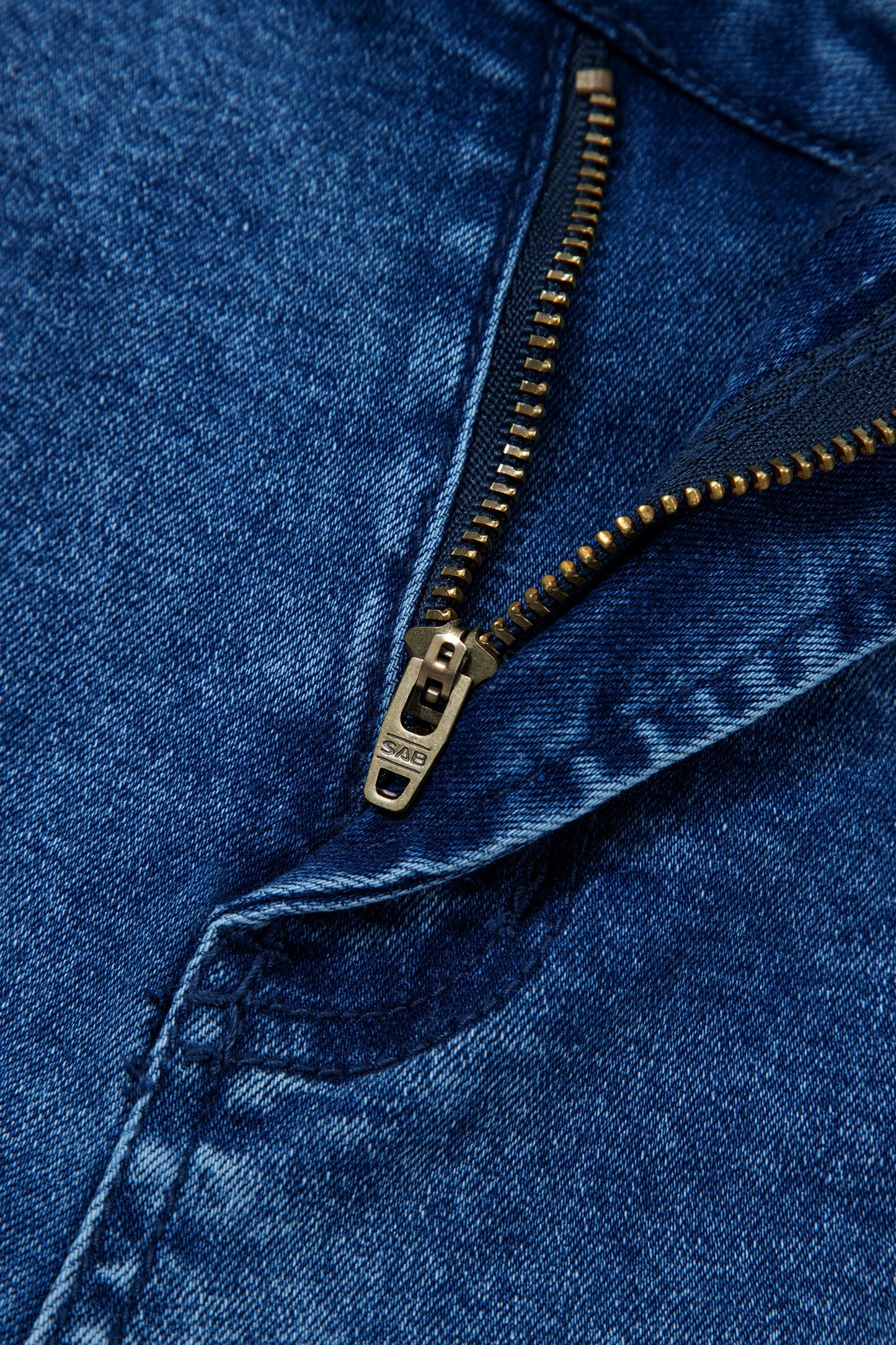 Sail Blue Frayed Cropped Straight Jeans