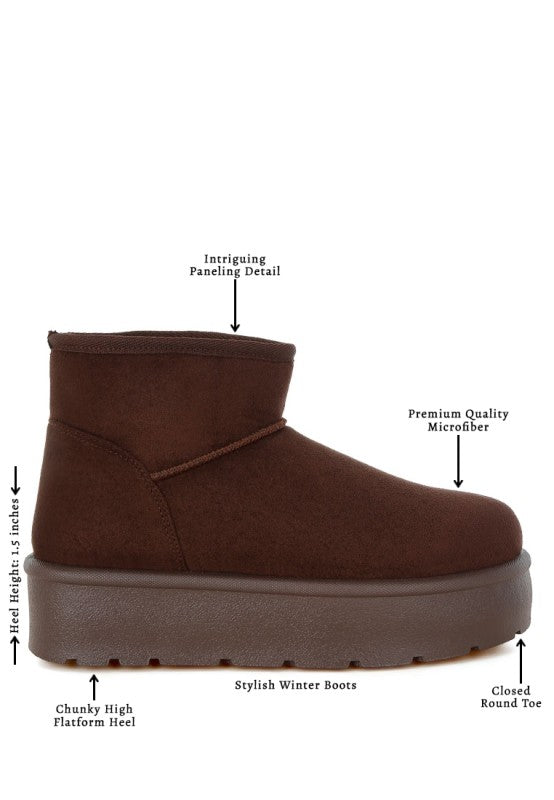 Derta Soft Microfiber Snow Boots
