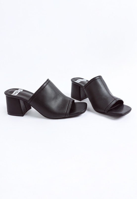 Wuling Slip - On Soft Leather Heels - Loving It Shop